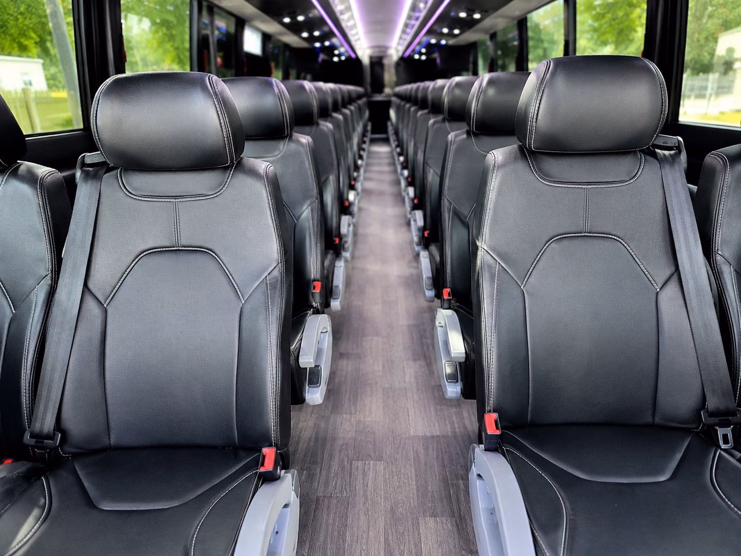 fontana wedding transportation onboard seating