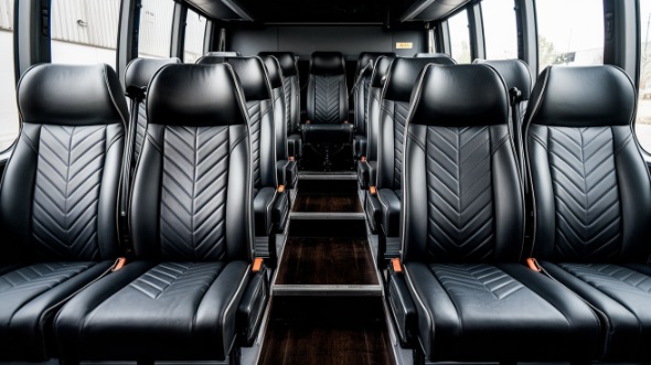 15 passenger minibus inside corona