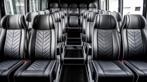 18 passenger minibus inside corona