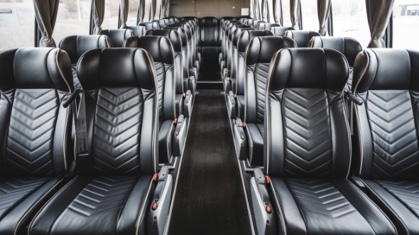 54 passenger charter bus inside ontario