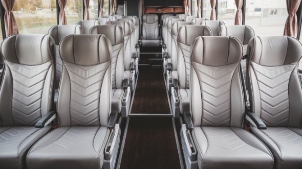 55 passenger charter bus interior chino hills