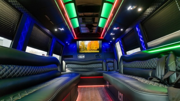 fontana party bus rental inside